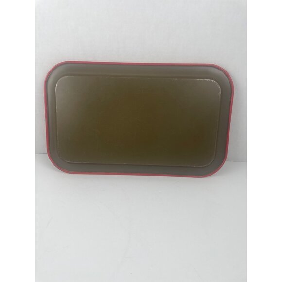 Vintage Rectangular Metal Tray Strawberry Design 14" x 9" Retro Kitchen Decor - Picture 2 of 7